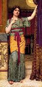 John William Godward Pompeian Lady china oil painting artist